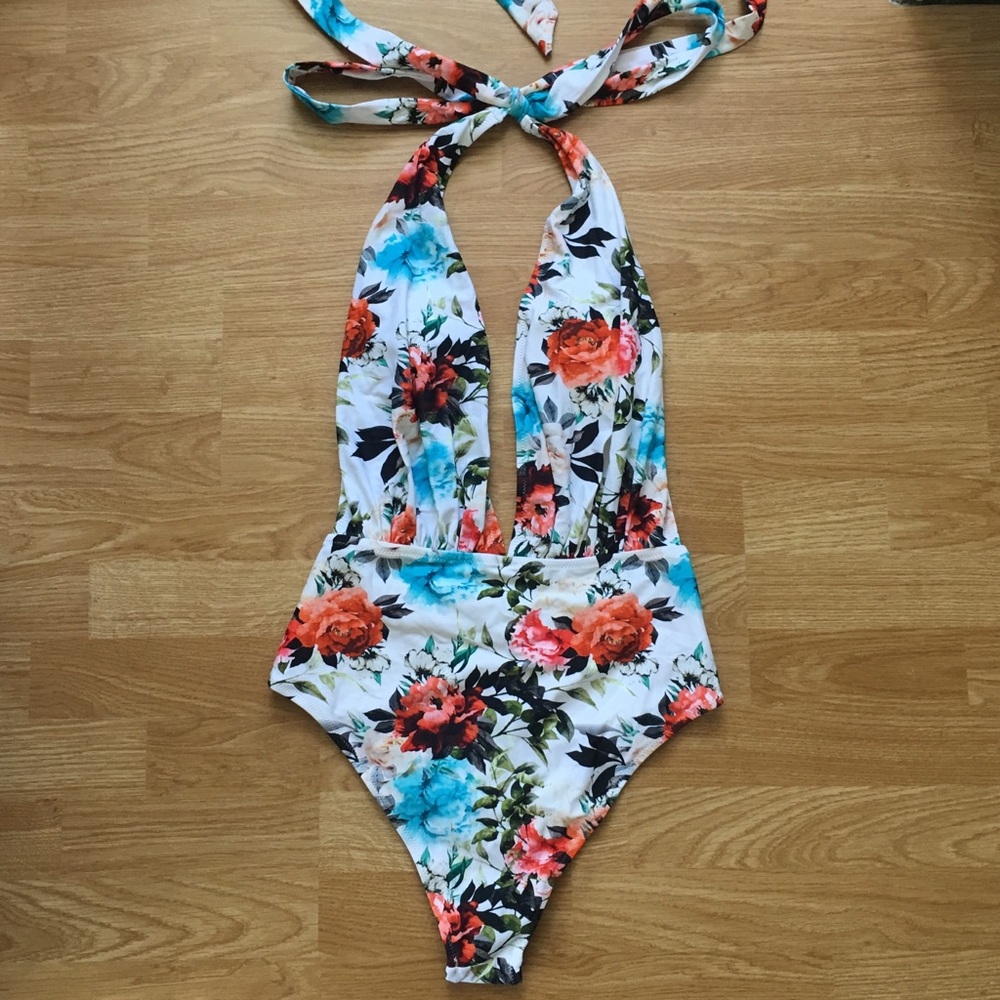 Floral One Piece Swimsuit